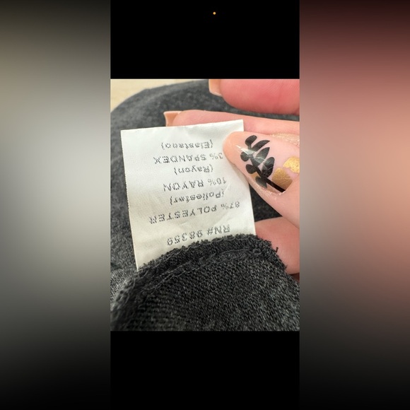 Vintage Y2K Lace Open Back Skater Dress With Belt Loops Grey/Black - Picture 11 of 11